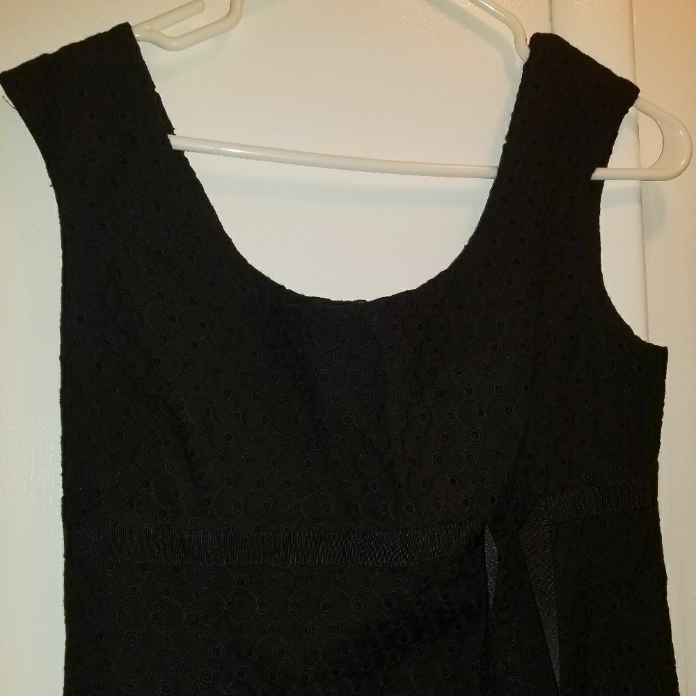 ANN TAYLOR black dress midi!!